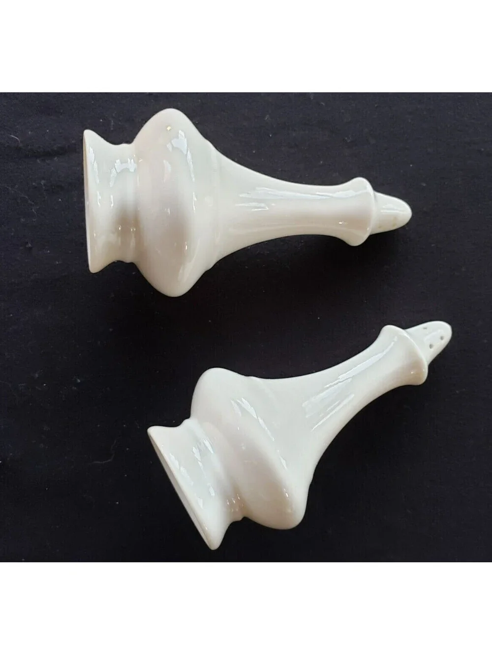Lenox Special Salt and Pepper Shakers Cream Tall Fine Bone China Made in USA